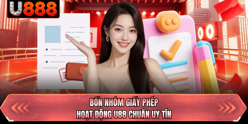 Bốn nhóm giấy phép hoạt động U88 chuẩn uy tín