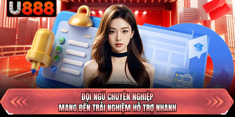 Đội ngũ chuyên nghiệp mang đến trải nghiệm hỗ trợ nhanh