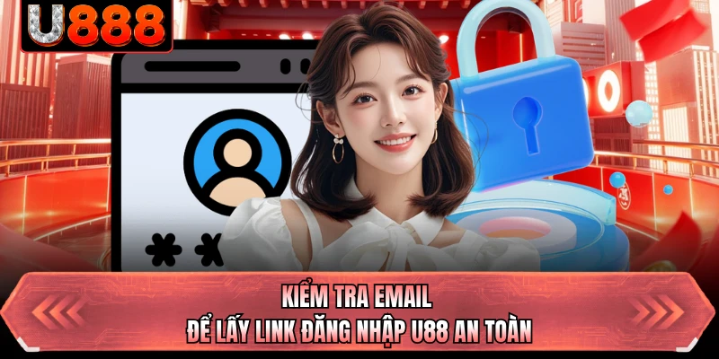 Kiểm tra email để lấy link đăng nhập U88 an toàn