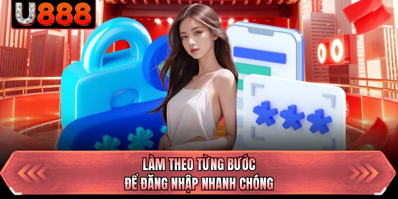 Làm theo từng bước để đăng nhập nhanh chóng